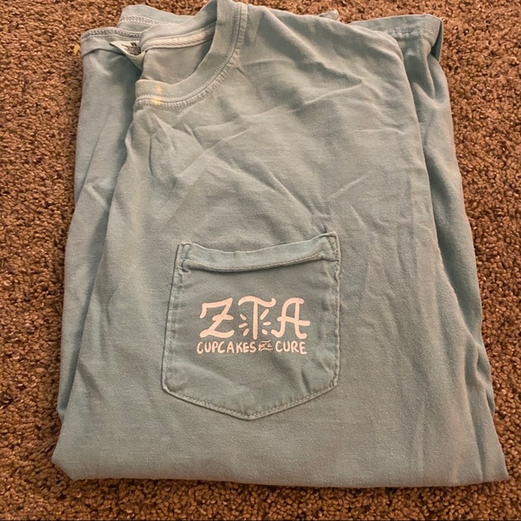 SOLD Zeta Tau Alpha Comfort Colors Shirt - Picture 2 of 3